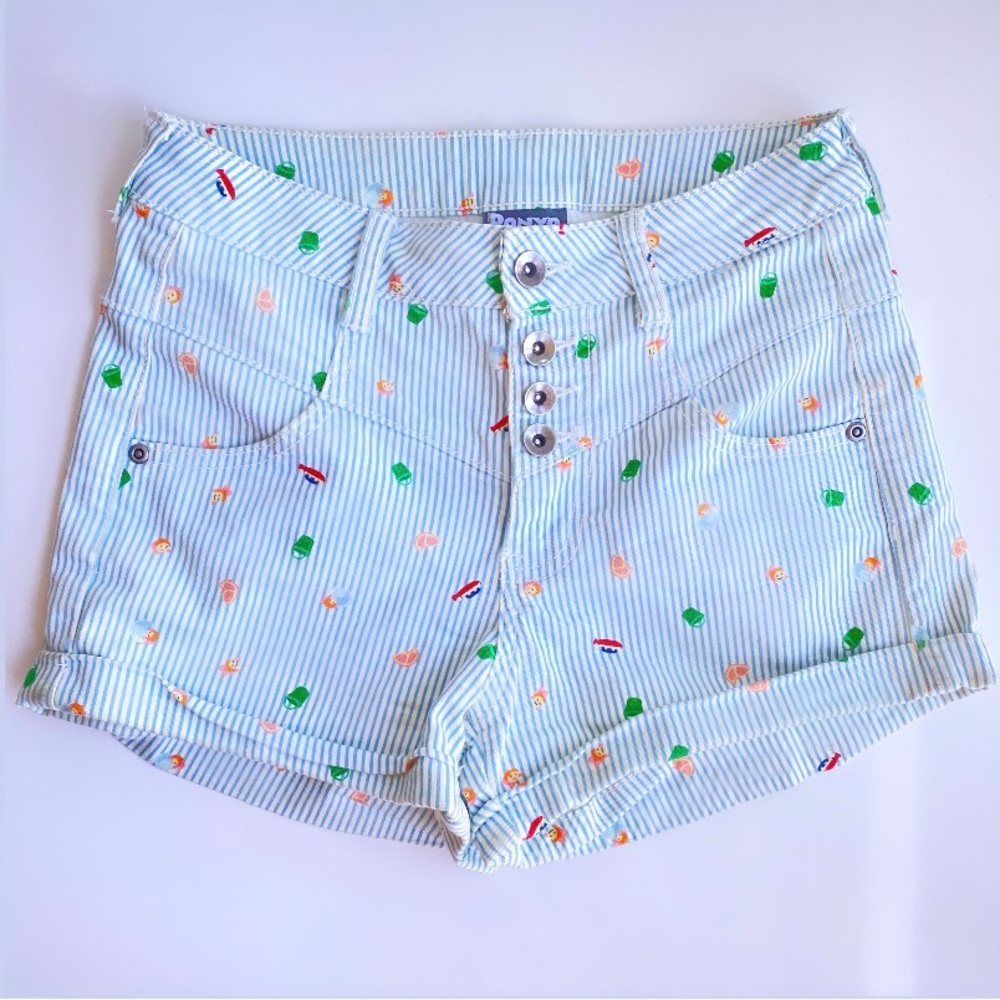 Ponyo pinstripe shorts